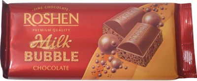 ROSHEN Ciocolata Aerata Lapte Tableta 80g