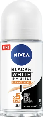NIVEA Roll On Women Black White Ultimate Impact Rollon 50ml