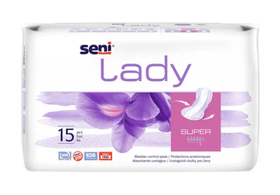 SENI Lady Super Absorbante Incontinenta Urinara 15buc