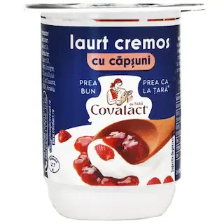 Covalact de Tara Tara Iaurt Cremos Capsuni Grasime 5% 140g
