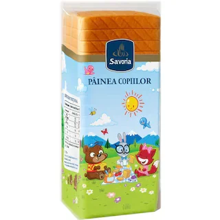 Savoria Painea Copiilor Paine Alba Feliata 500g