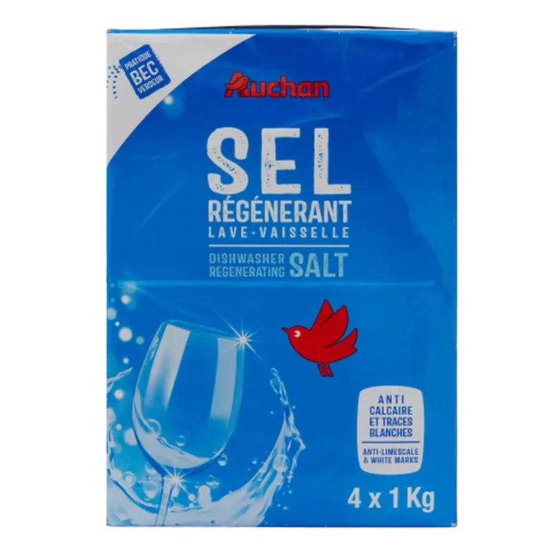 Auchan Sare Regeneranta Inalta Puritate Masina Spalat Vase 4x1000g