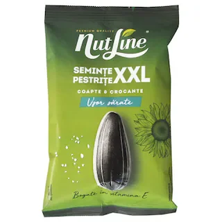 Nutline Seminte Pestrite Floarea Soarelui Usor Sarate Coapte Floareasoarelui 135g