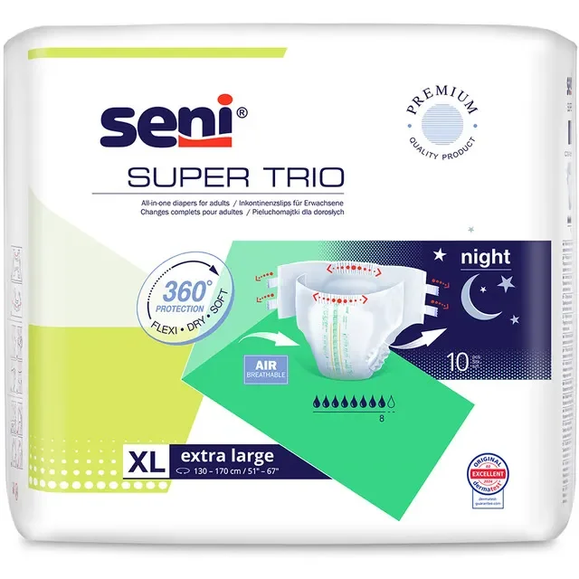 Seni Absorbante Incontinenta Super Trio Marimea XL 10buc