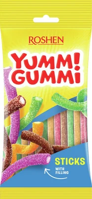 Roshen Jeleuri Umplutura Lamaie Yummi Gummi Sticks 70g