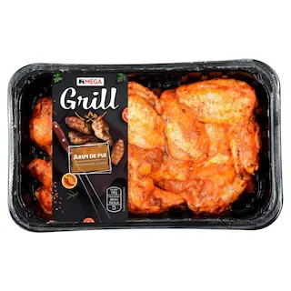 Mega Grill Grill Aripioare Pui Picante Pasare 600g