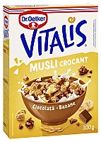 Dr. Oetker Musli Vitalis Crocant Banana Ciocolata 300g