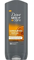 Dove Men Care Gel Dus Sandalwood Vanilla Barbati Vanilie 400ml