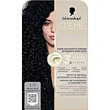 Creme Supreme Vopsea Par Permanenta Amoniac Schwarzkopf 1 Negru Rece 1-1 182ml