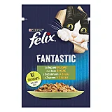 Felix Hrana Umeda Pisici Iepure Aspic 85g