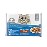 Carrefour Companino Hrana Umeda Pisici Expert Indoor 85g 4buc