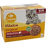 Carrefour Companino Hrana Umeda Pisici Vita Legume 12x100g