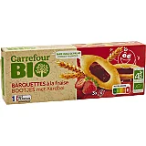 Carrefour Biscuiti Tartina Cream Capsuni Bio 120g
