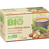 Carrefour Bio Ceai Negru Chai Condimentat Organic Pliculete 30g