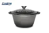 COOKING BY HEINNER Semioala Capac Fonta Emailata 24x11 24x11.5 Cm 5cm 4100ml