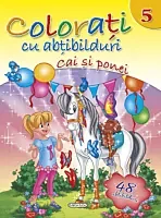 Ponei Colorati Abtibilduri Cai 48