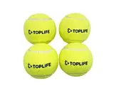 Top Life Set Mingi Tenis Presurizate Galben 4buc