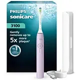 Philips Periuta Dinti Electrica Sonica Sonicare Seria 3100 Hx4033 Intensitati Capat Periere Optmal White Senzor Presiune Smarttimer Quadpacer Liliac