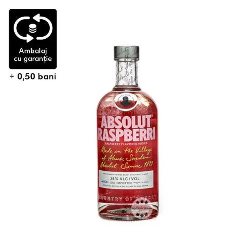 Absolut Vodka Raspberri 38% 700ml