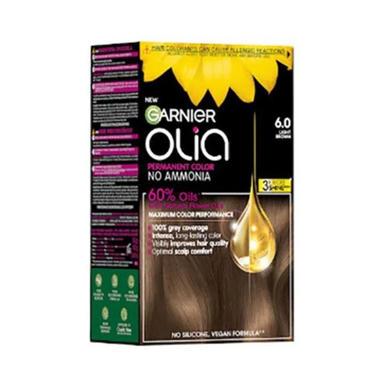 Garnier Olia Vopsea Light Brown 6-0 1buc