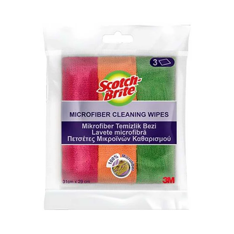 Scotch-Brite Brite Laveta Microfibra 3buc