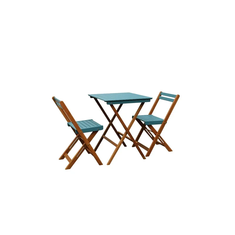 Garden Star Set Bistro Pliabil Lemn Acacia Fsc Star Masa Patrata Scaune