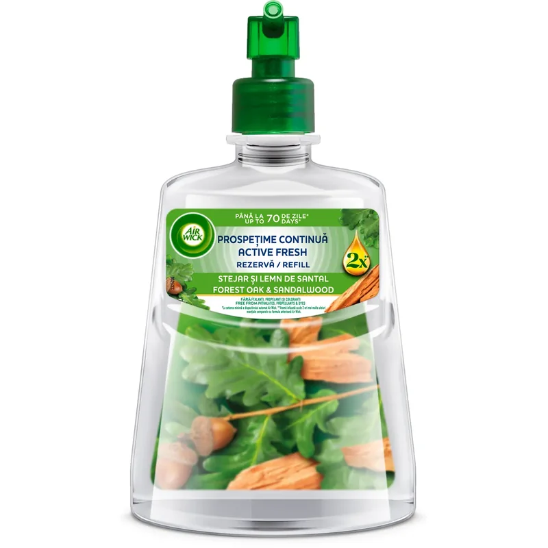 Air Wick Rezerva Odorizant Camera Stejar Lemn Santal Proaspat 228ml