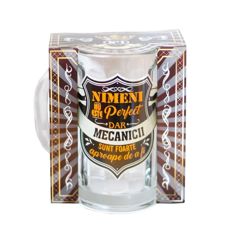 Poem Design Halba Bere Design Mesaj Mecanicii Sticla 500ml