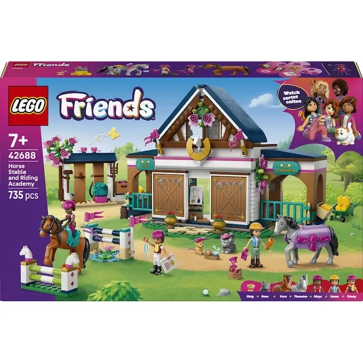 LEGO Friends Grajd Cai Academie Echitatie Piese
