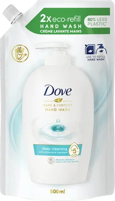 Dove Sapun Lichid Rezerva Care Protect Pouch 500ml