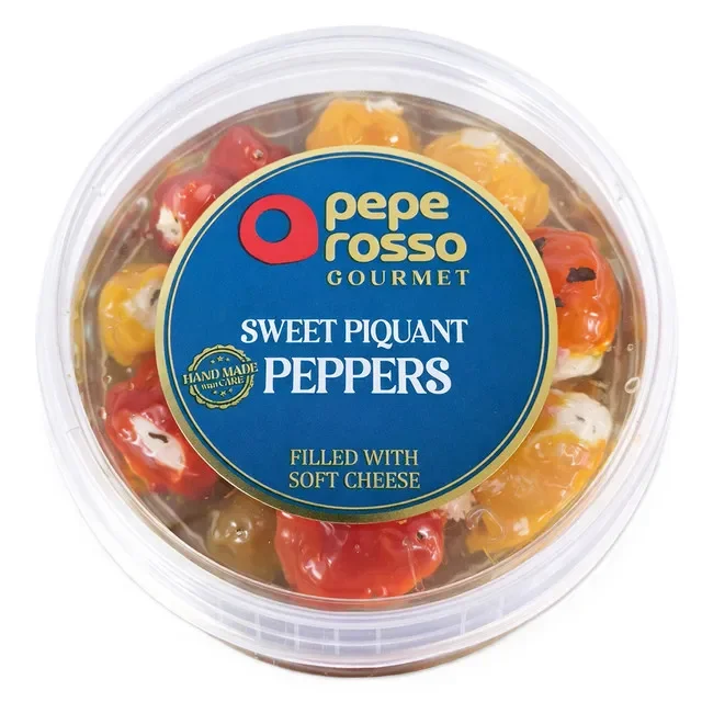 Pepe Rosso Mix Ardei Galbeni Rosii Umpluti Branza Rosso 150g
