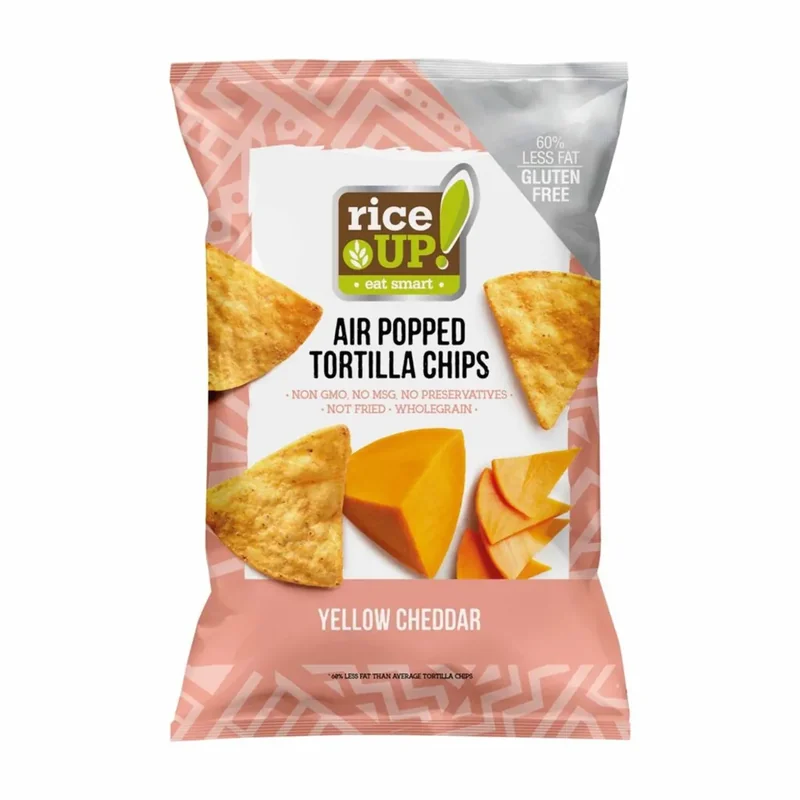 Rice Up Tortilla Chips Branza Cheddar Up 60g