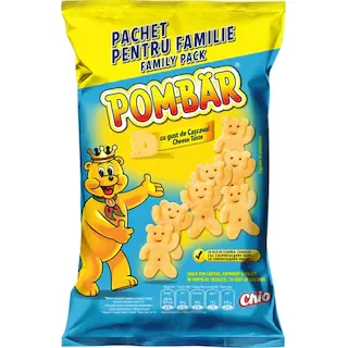 Pom-Bar Snacks Cartofi Gust Cascaval 80g