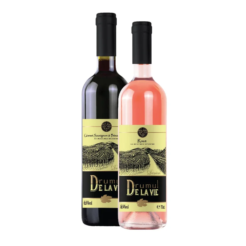 Drumul De La Vie Vin Roze Rosu Garantie Lei 750ml