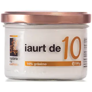 Laptaria cu caimac Caimac Iaurt Grasime 10% 190g