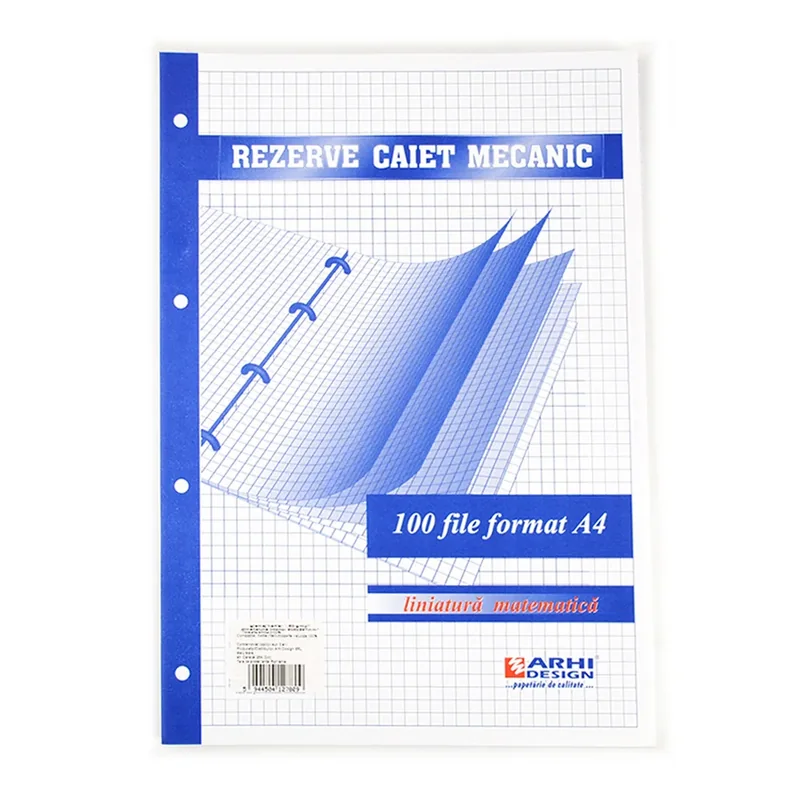 Arhi Design Rezerva Caiet Mecanic A4 File