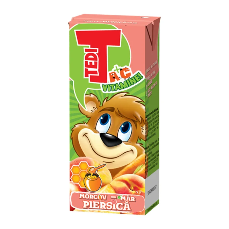 Tedi Suc Morcov Mar Piersici Morcovmar 200ml