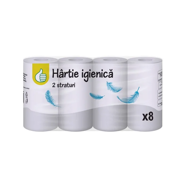 Pouce Hartie Igienica 8 Role Straturi 8buc