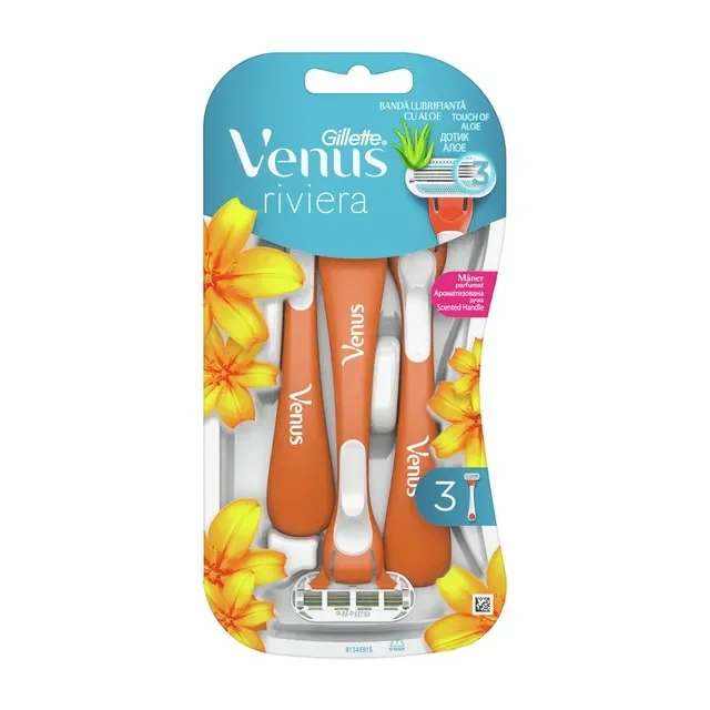Gillette Aparat Ras Venus Riviera Rezerve 3buc