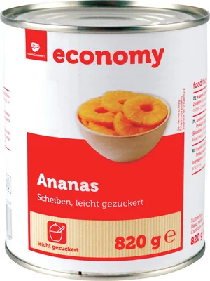 Transgourmet Ananas Rondele Sirop 820g