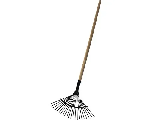 EvoTools Grebla Frunze 22 Dinti Lemn Metal 130x40 Cm 40cm