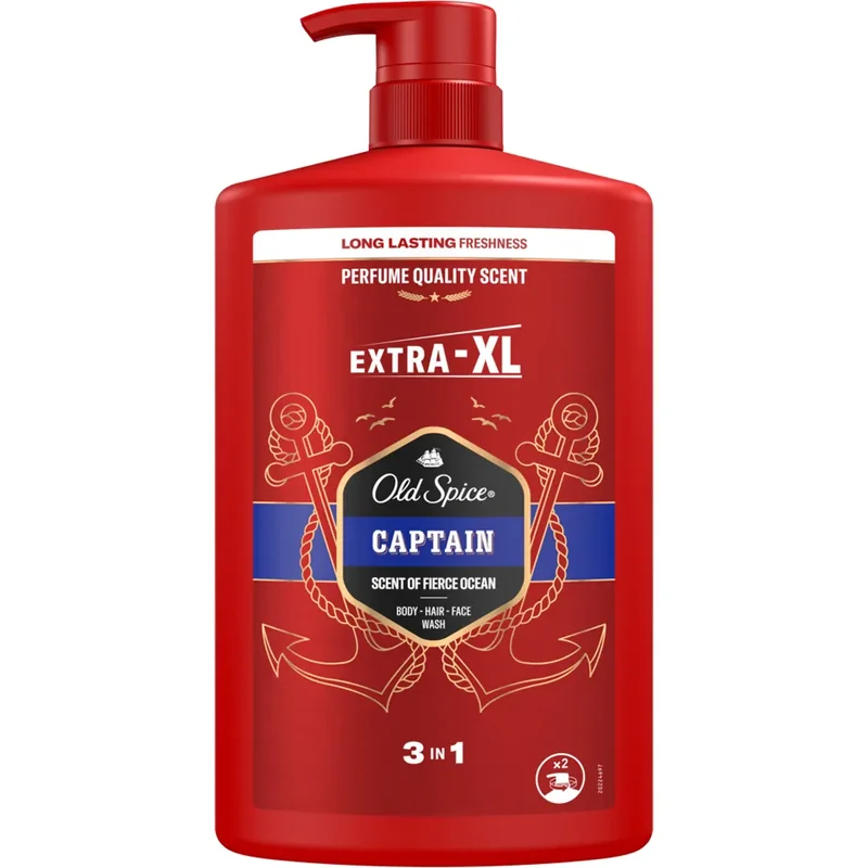 Old Spice Gel Dus Captain Extra XL Extraxl 1000ml