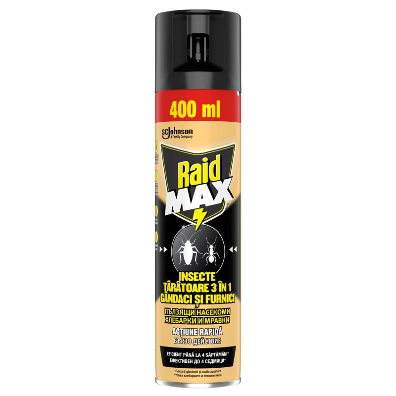 Raid Spray Max Insecte Taratoare 400ml