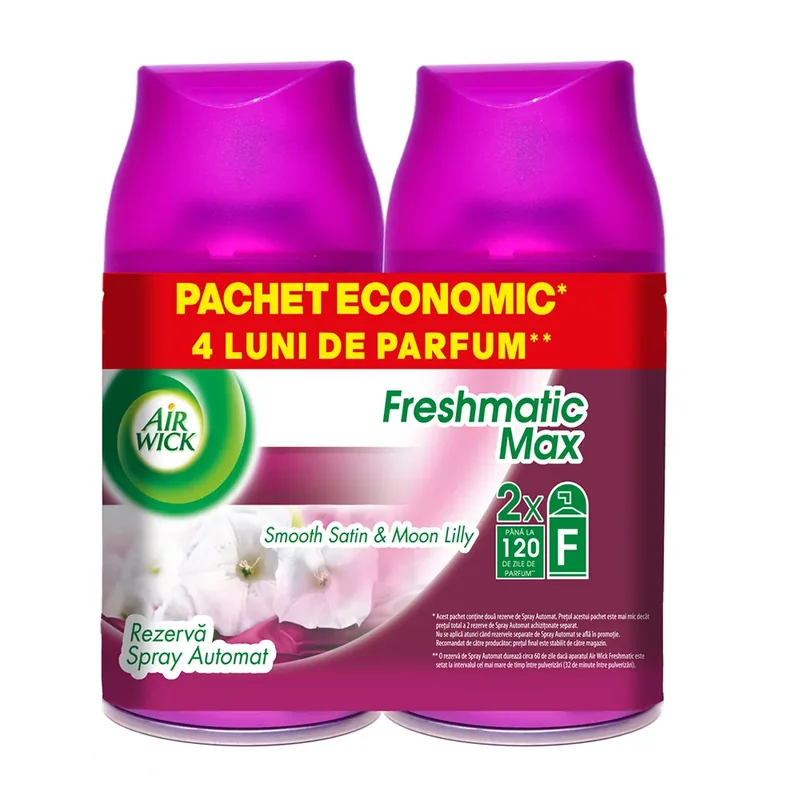 Air Wick Rezerva Odorizant Camera Freshmatic Smooth Satin 250ml