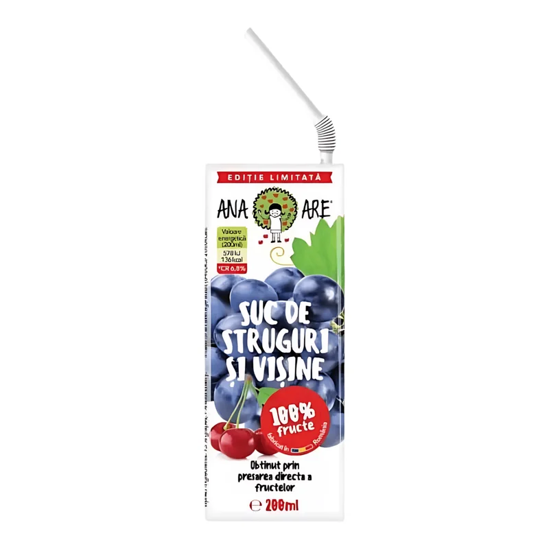 Ana Are Suc Struguri Visine Are 200ml