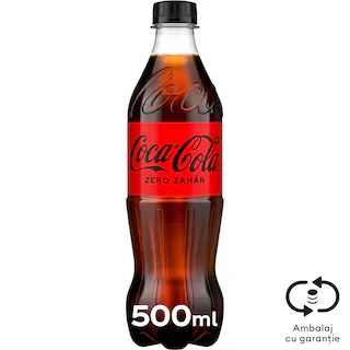 Coca-Cola Zero Zahar Carbogazoasa Fara_zahar 500ml
