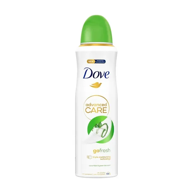 Dove Deodorant Spray Advanced Care Go Fresh Cucumber Green Tea 200ml