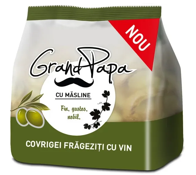 Grand Papa Covrigei Masline Frageziti Vin 80g