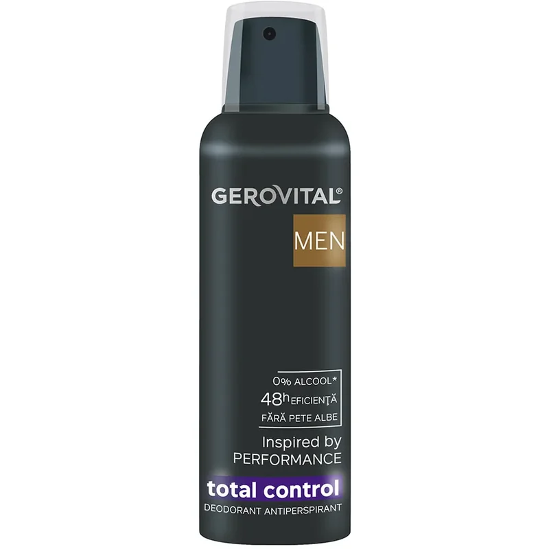 Gerovital Deodorant Antiperspirant Men Total Control Barbati 150ml
