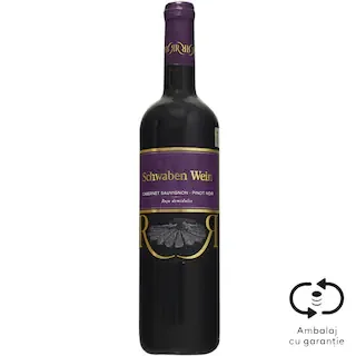 Schwaben Wein Wein Vin Rosu Demidulce Cabernet Sauvignon Pinot Noir Cabernet_sauvignon 750ml